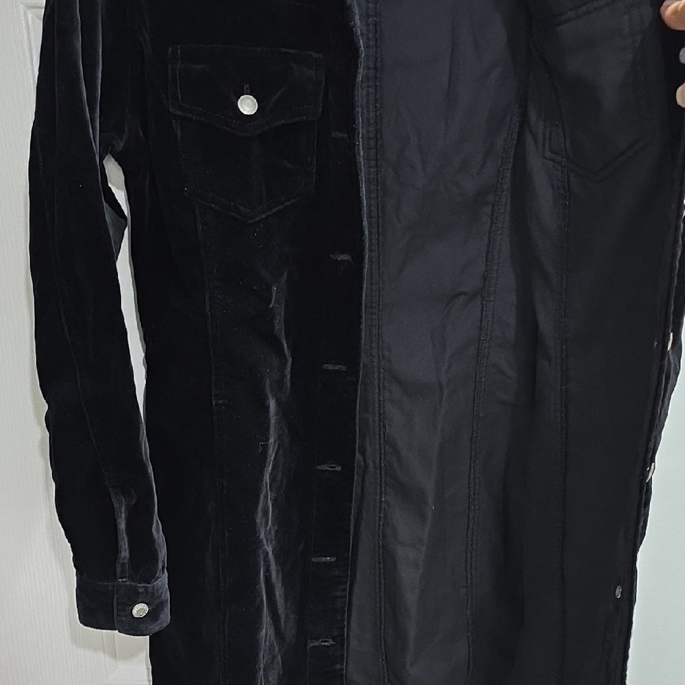GAP Black Velvet Dress Woman's Size 4 - Picture 10 of 11